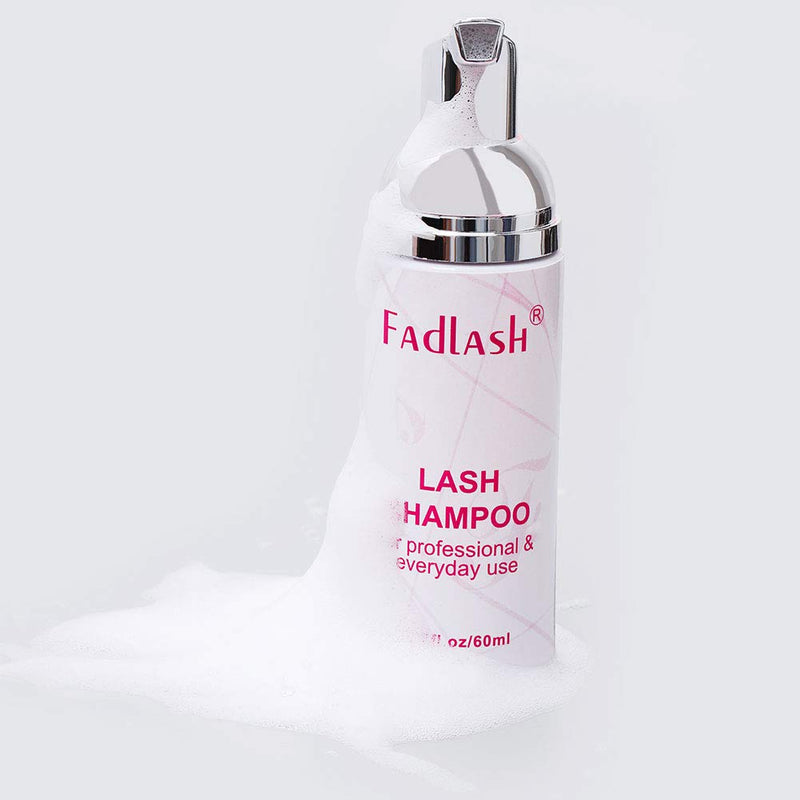 [Australia] - Lash Shampoo for Eyelash Extension 60ml Lash Cleaner Eyelash Shampoo With a Soft Brush(Lash Shampoo-60ml) 