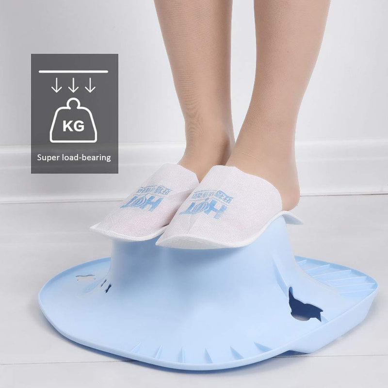 [Australia] - Sitz Bath for Toilet Hemorrhoids - MissZM, for Postpartum Pregnant-Women or Hemorrhoids, Non-Foldable Hangable Storage Large-Capacity Private Care Washing Anti-Overflow Toilet Seat(Blue with Flusher) Blue With Flusher 