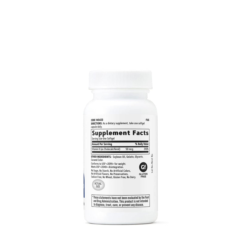 [Australia] - GNC GNC Vitamin D-3-50 mcg 