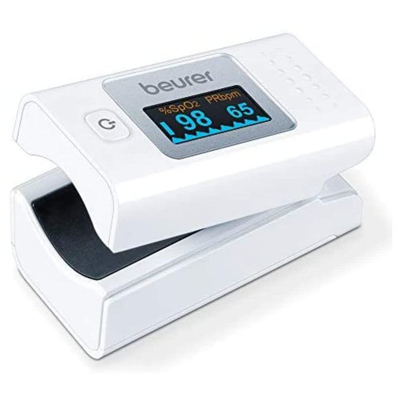 [Australia] - Beurer PO35 Pulse Oximeter, Determination of Heart Rate and Arterial Oxygen Saturation for Those with Medical Conditions White Single 