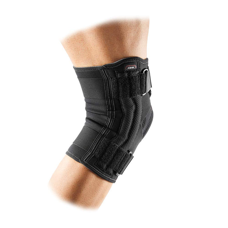 [Australia] - McDavid Knee Brace Support with Side Stays & Compression. Knee Sleeve Cross Straps for Knee Stability, Patellar Tendon Support, Tendonitis, Arthritis Pain Relief, Recovery. Large 
