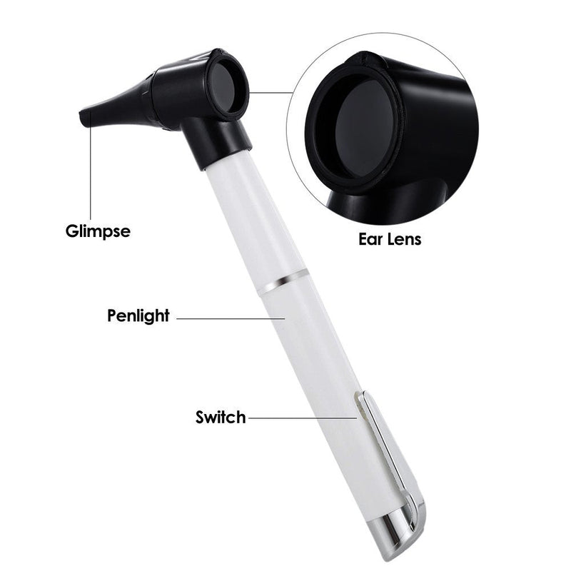 [Australia] - Otoscope – Bysameyee Portable Otoscope for Doctors Nurses Students, Handheld Ear Care Microscope Tool Set with 4 Otoscope Tips 