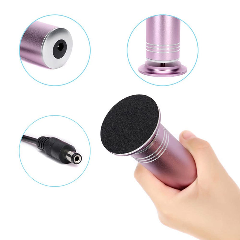 [Australia] - 1200 RPM Electric Foot Sharpener Adjustable Speed Foot Polisher, Dead Skin Calluses Remover with 60 Replacement Sandpaper Discs, Unisex. 