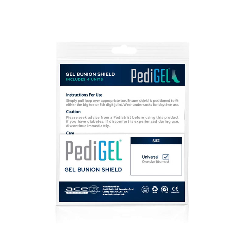 [Australia] - PediGel® - Medically Approved Polymer Gel Bunion Shield Offering Bunion Protection and Pain Relief - 4 Units 