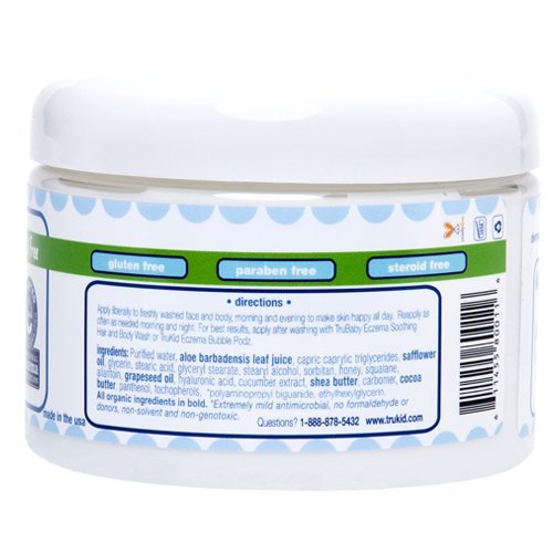 [Australia] - TruBaby Soothing Skin (Eczema) Cream for Baby, Relieves & Protects Dry, Itchy Skin, Safe for Sensitive Skin, Hydration and Moisturizing Cream for Babies, Unscented, All Natural Ingredients (12 fl oz) 12 Fl Oz (Pack of 1) 