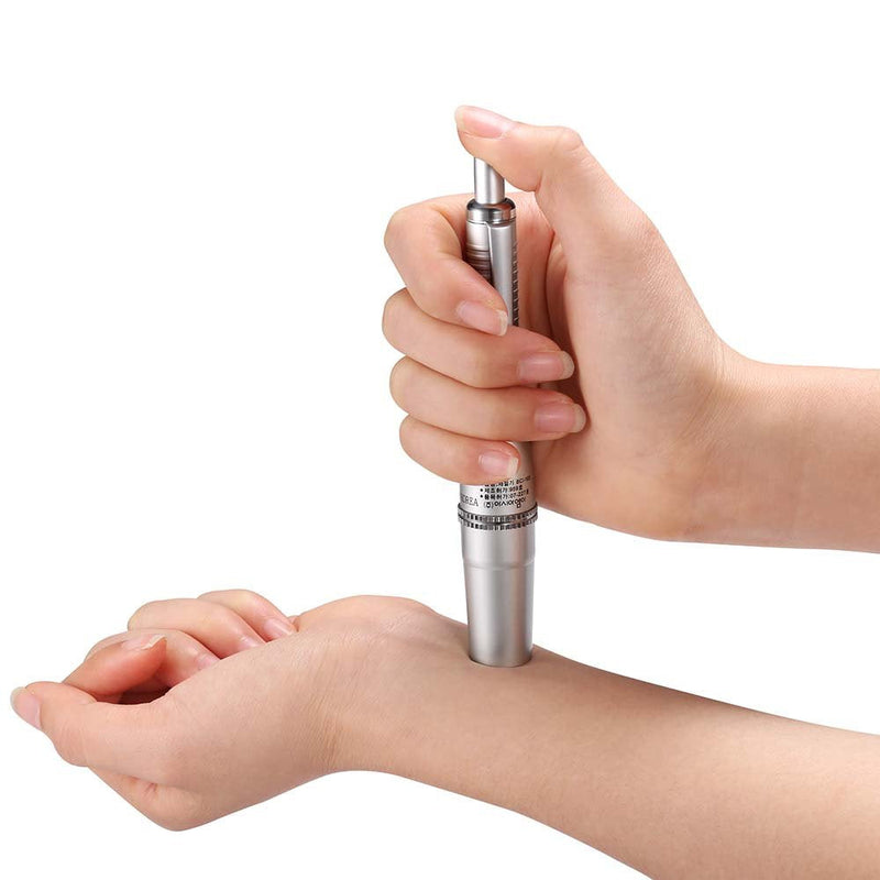 [Australia] - Lancing Device for Three Needles of Safety Steril Acupuncture and Cupping with Two Box 100pcs 23G Lancet 1 Count (Pack of 1) Three Head Blood Lancing Device 