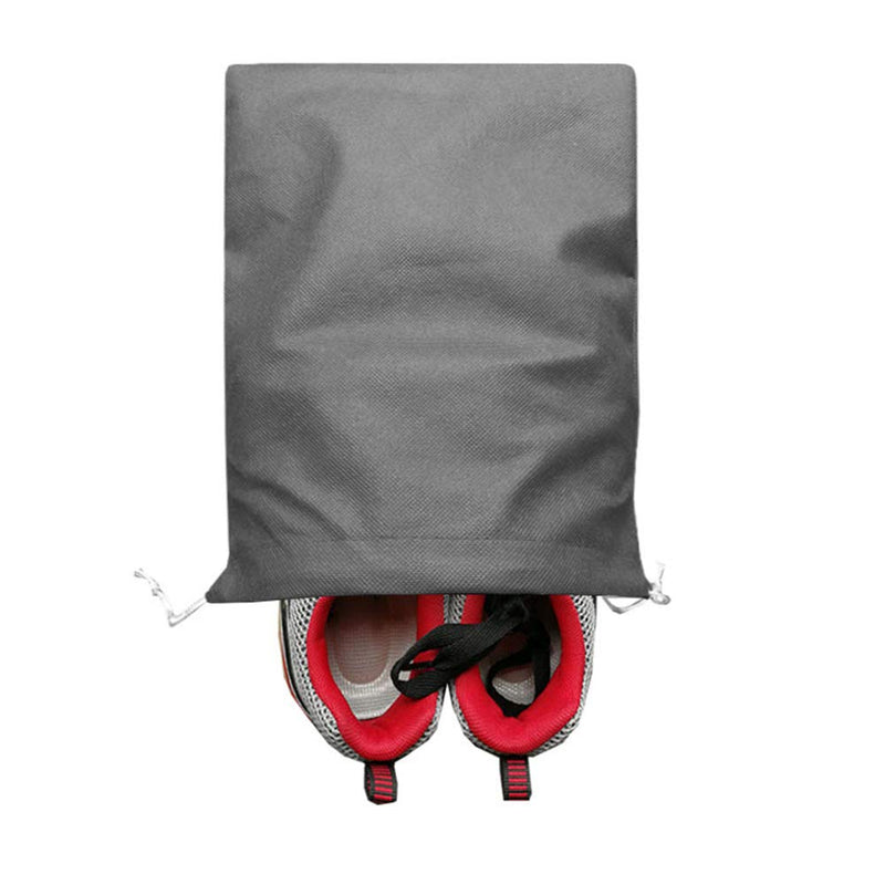 [Australia] - Pack of 10 Travel Shoe Bags, Portable Travel Non-Woven Shoe Packing Organizers Tote Bags w/ Drawstring for Men and Women, 39x30cm (Multicolour) 