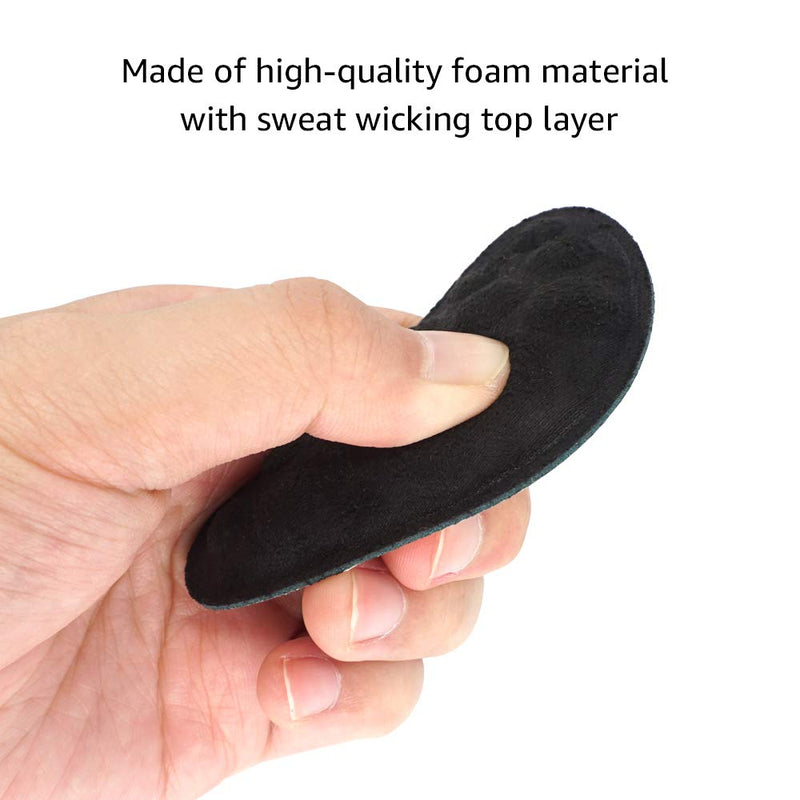 [Australia] - Dr. Foot's Supination & Over-Pronation Corrective Shoe Inserts, Medial & Lateral Heel Wedge Insoles for Foot Alignment, Knee Pain, Bow Legs, Osteoarthritis - 3 Pairs (Black) Black 