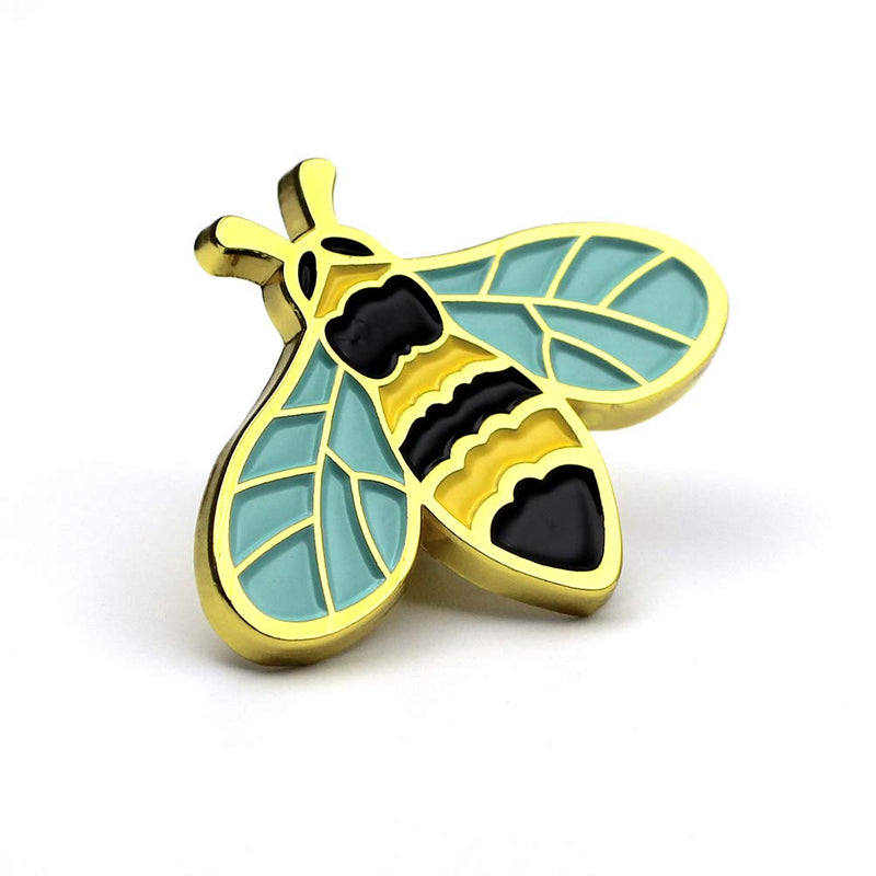 [Australia] - Honey Bee Enamel Pin Nature Animal Mini Bee Pin Badge Cute Bee Wildlife Lapel Pin Jewelry 