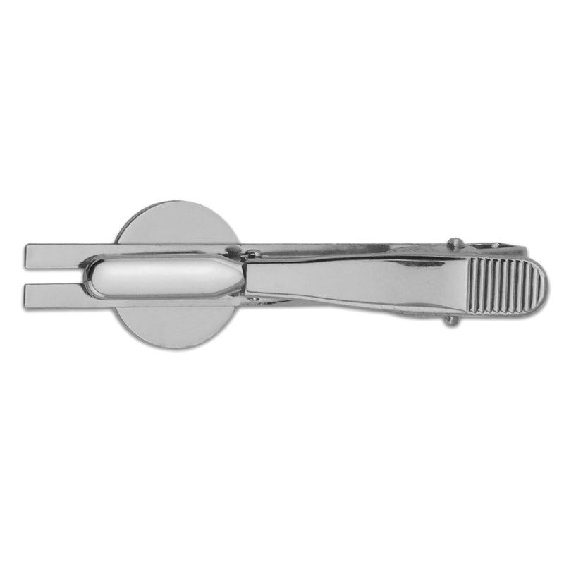 [Australia] - GRAPHICS & MORE Lord of The Rings Tree of Gondor Round Tie Bar Clip Clasp Tack Silver Color Plated 