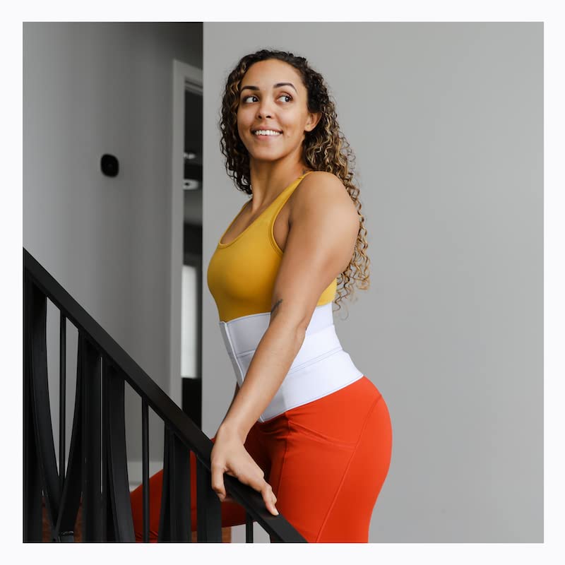 [Australia] - BraceAbility Plus Size Bariatric Abdominal Stomach Binder - Belly Support Band Wrap for Big Men or Women, Obesity Girdle Belt for Post Surgery Recovery, Hernia Treatment and Tummy Waist Compression (4X-Large (Pack of 1)) 4XL 