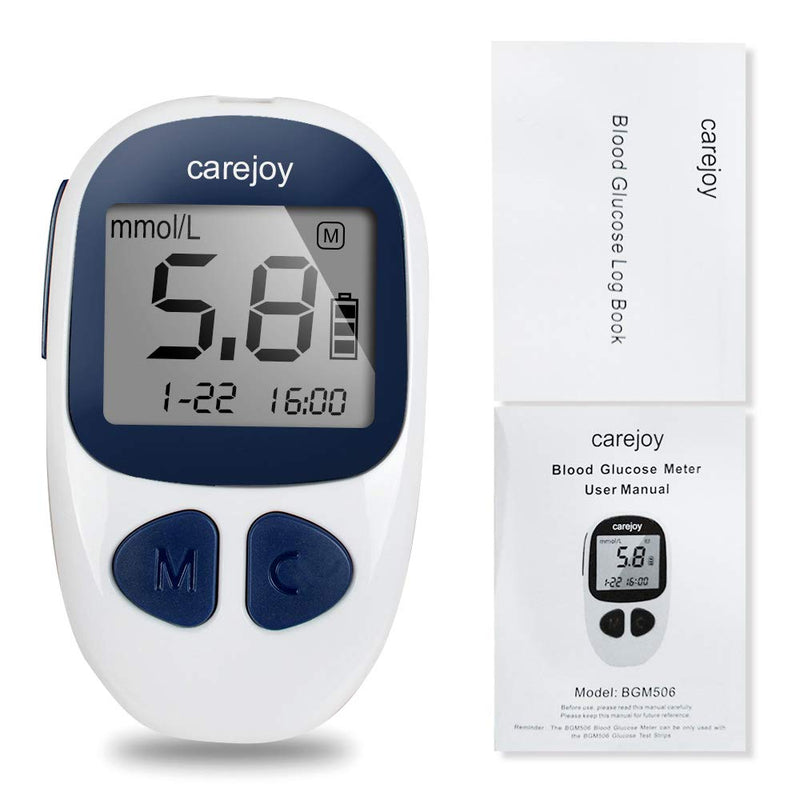 [Australia] - Electronic Glucometer Digital Handheld Diabetes Testing Kit Electronic Glucometer Digital Handheld Blood Glucose Monitor 50 Test Strips, 50 Lancets 