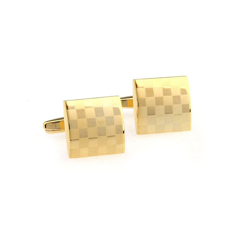 [Australia] - Mens Cufflinks Laser Classic Square Luxury Wedding Business Gift Cuff Links Style1 