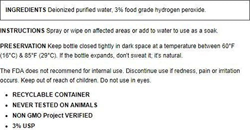 [Australia] - Essential Oxygen Plus Hydrogen Peroxide 3% Food Grade, 16 Ounce 