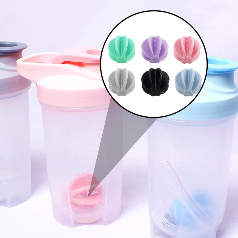[Australia] - 11 Pcs Multicolor Whisk Shaker Balls Milkshake Protein Shaker Balls Plastic Blending Mixing Balls for Protein Shaker Bottle (Random Color) 