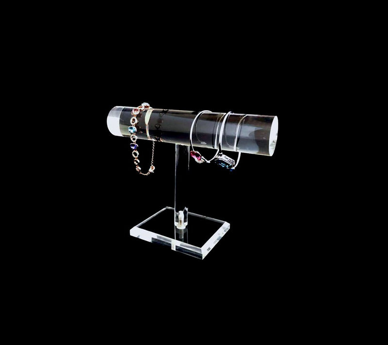 [Australia] - Jewelry Display Stands for Shows Premium Quality Clear T Bar Block Trade Store Exhibit Photo Prop Gallery Minimalist Style Contemporary Modern Design Unique Presentation T-Bar Stand 