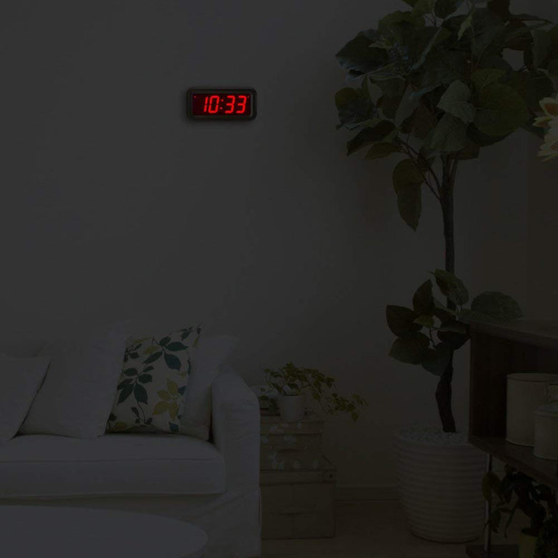 [Australia] - Timegyro Digital Alarm Clock Battery Operated with 1.2" Large Display for Bedroom, Heavy Sleepers(Gold) … Golden 
