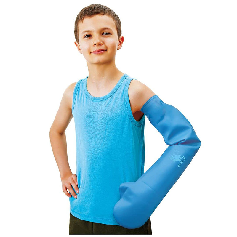 [Australia] - Bloccs Waterproof Cover for Plaster Cast Arm, Swim, Shower & Bathe. Watertight Protector - #CFA73-M - Child Full Arm (Medium) M Single 