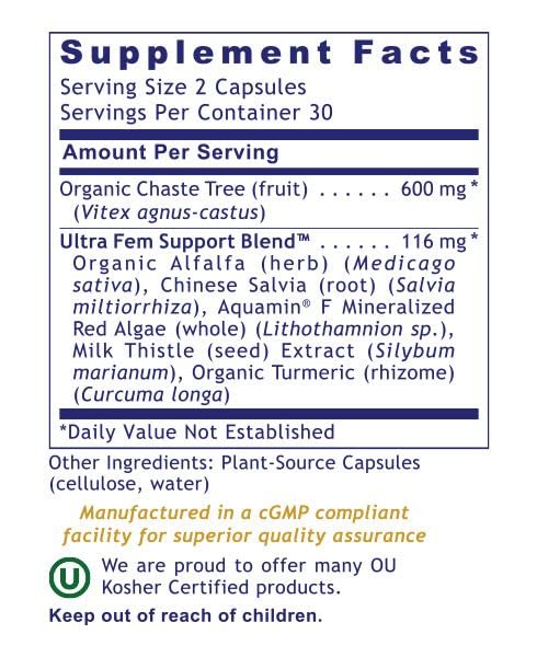 [Australia] - Premier Research Fem Balance-FX, 60 Capsules, Vegan Product - Comprehensive Female Formula for Premier Female Health Support 
