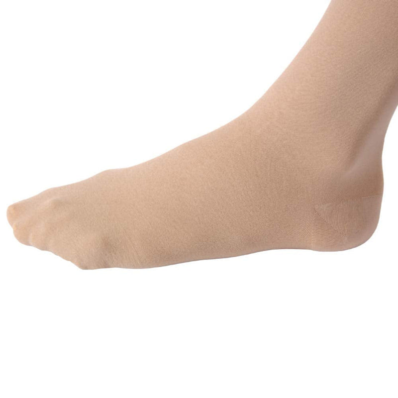 [Australia] - JOBST Relief Knee High 20-30 mmHg Compression Socks, Closed Toe, Beige, Large 