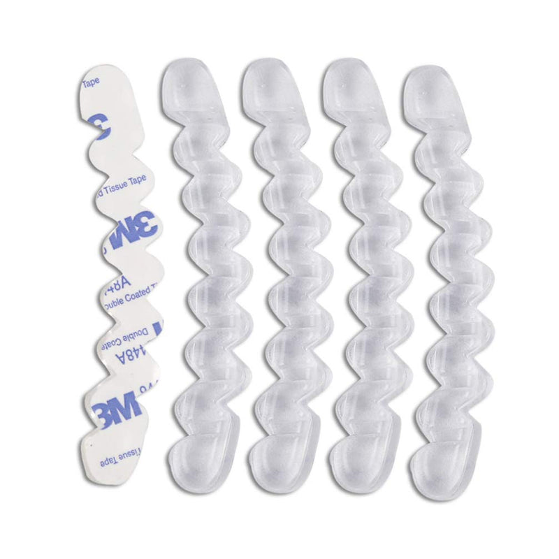 [Australia] - Exceart 1 Pair Clear High Heel Grips Adhensive Tape Silicone Gel Insert Pads Liner Sandal Cushion Sticker for Loose Women Too Big Shoes 