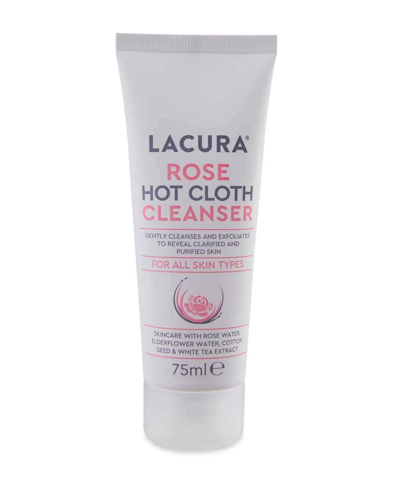 [Australia] - Lacura Hot Cloth Cleanser Gift Set/ original, pink clay, Victamin C, Rose hot cloth cleanser & 100% cotton Muslin Cloth 