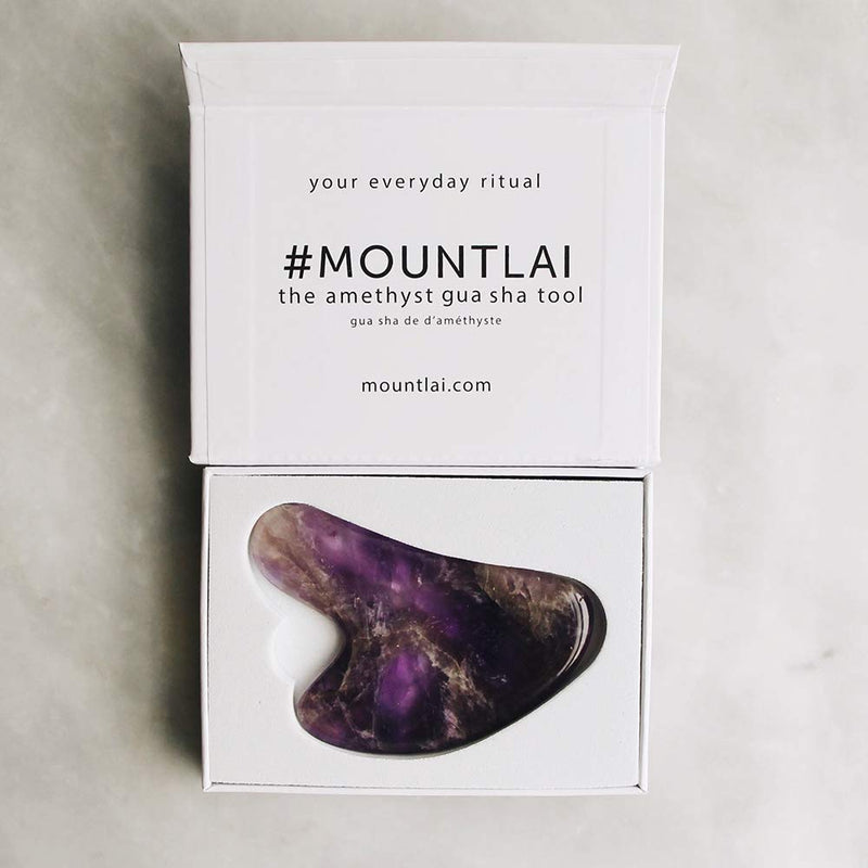 [Australia] - Mount Lai - The Amethyst Gua Sha Facial Lifting Tool | A Daily Ritual, An Act of Self Care 