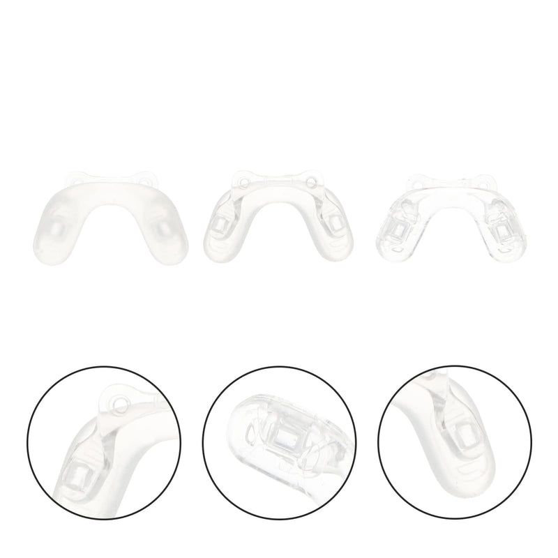 [Australia] - DOITOOL 3pcs Eyeglasses Nose Pads Glasses Bridge Strap Retainers Saddle Bridge Screw- in Eyeglasses Nose Piece Anti- Slip Replacement Silicone Nosepads for Sunglass Spectacles Eyewear Optical 