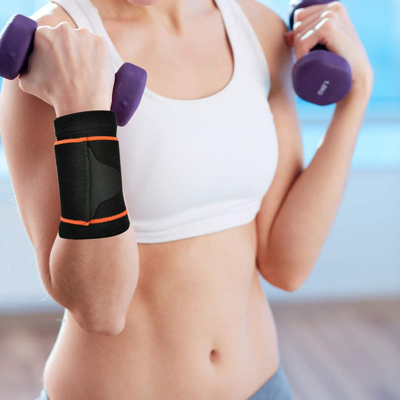 [Australia] - 2 Pack Carpal Tunnel Wrist Brace,Wrist Wraps for Working Out,Weightlifting,Arthritis Hand Support Bands,Lightweight Wristband for Men&Women 