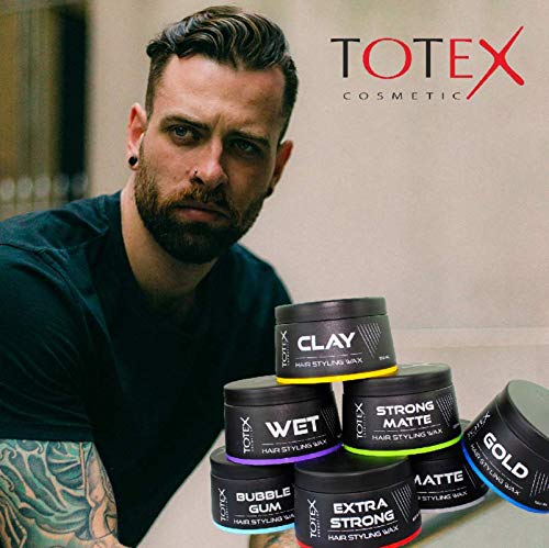 [Australia] - Totex Hair Men Styling Hair Wax - Strong Hold Texture Matte Natural Matte Look Finish - Hair Defining Paste Matte Wax 150ml (2 Pcs Offer) 