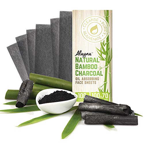 [Australia] - (3 PK) Oil Blotting Sheets- Natural Bamboo Charcoal Oil Absorbing Tissues- 300 Pcs Organic Blotting Paper- Beauty Blotters for the Face- Papers Remove Excess Shine- For Facial Make Up & Skin Care 