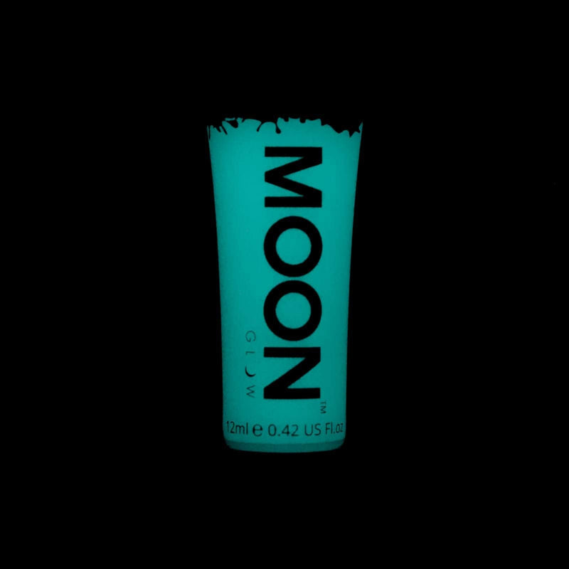 [Australia] - Moon Glow – Glow in the Dark Face & Body Paint - 12ml Blue – Phosphorescent - Charge to Glow 
