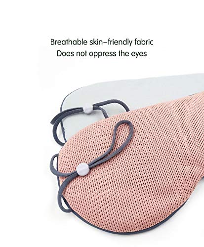 [Australia] - Sleep Eye Mask, Blindfold with Adjustable Ear Loops Warm and Cool Double-Sided, for Travel and Nap (Dark Grey + Light Grey) Dark Grey + Light Grey 