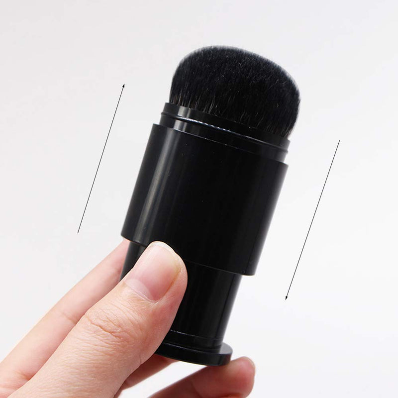 [Australia] - Retractable Kabuki Foundation Brush Travel Face Blush Brush for Mineral Powder, Contouring, Cream 