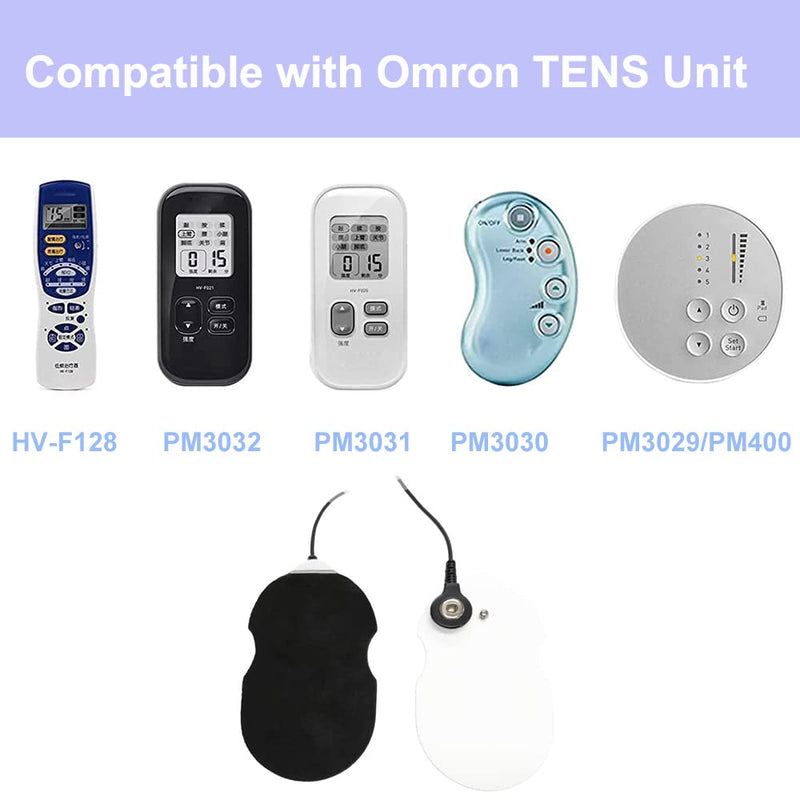 [Australia] - 10 Pack Replacement Electrotherapy Pads Compatible with Omron TENS Unit Device Reusable Pads(not Omron Brand) 