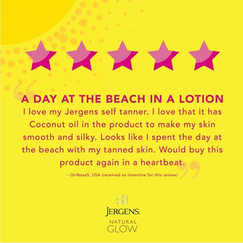 [Australia] - Jergens Natural Glow Daily Moisturizer for Body, Fair to Medium Skin Tones, 7.5 Ounce Tube 