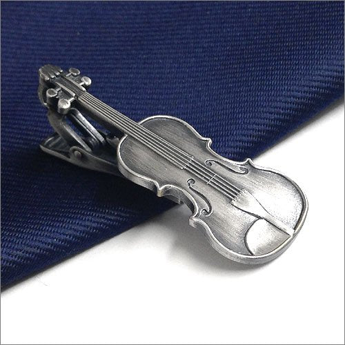 [Australia] - ISHOKUYA Violin Unique Tie Clasps & Tacks Tie Clip Bar Tie Pin Made in Japan 