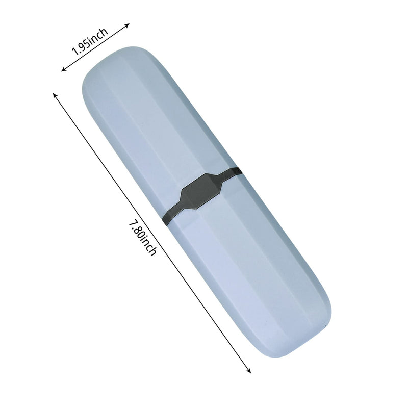 [Australia] - WATAWATA Travel Toothbrush Case Waterproof Toothbrush Box Premium Wheat Straw Simple Wash Cup Used for Camping Travel School (1, Toiletry Case) 1 