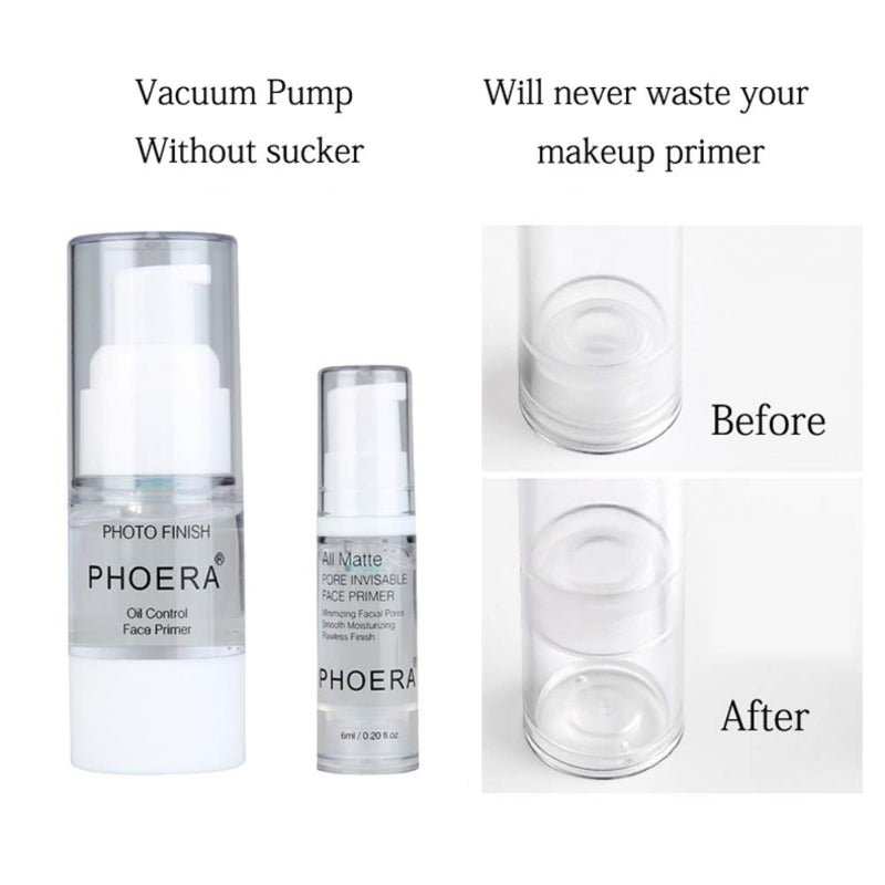 [Australia] - PHOERA Face Primer, Pore Primer Under Foundation, Oil-control Long Lasting Makeup Foundation Primer, Oil-free Makeup Base for All Skin Types (6 ml) 6 ml (Pack of 1) 