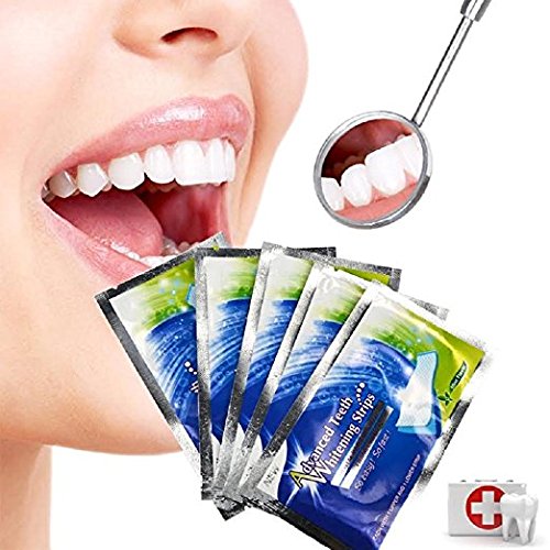 [Australia] - KAV PLUS 28 Professional Advanced Teeth WHITENING Strips Home Tooth Bleaching White Strips... 