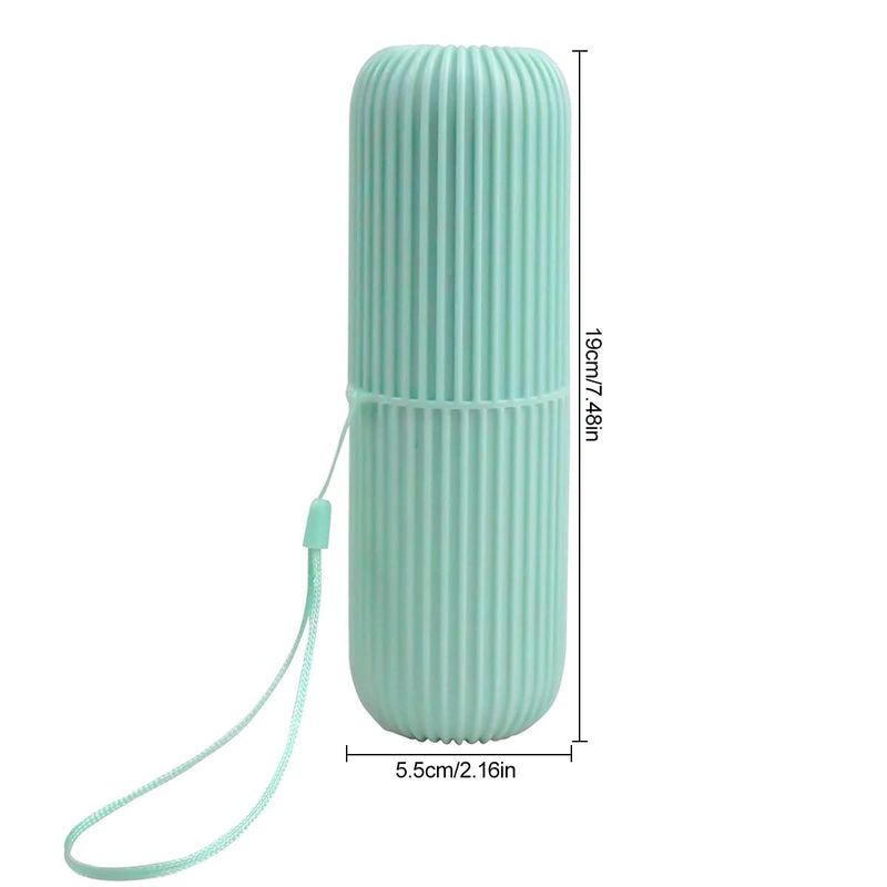 [Australia] - Travel Toothbrush Case,Forreen 4 Pieces Waterproof Toothbrush Box Portable Toothbrush Holder Toothbrush Storage Box With Hanging Rope for Hiking Camping Business Trip 