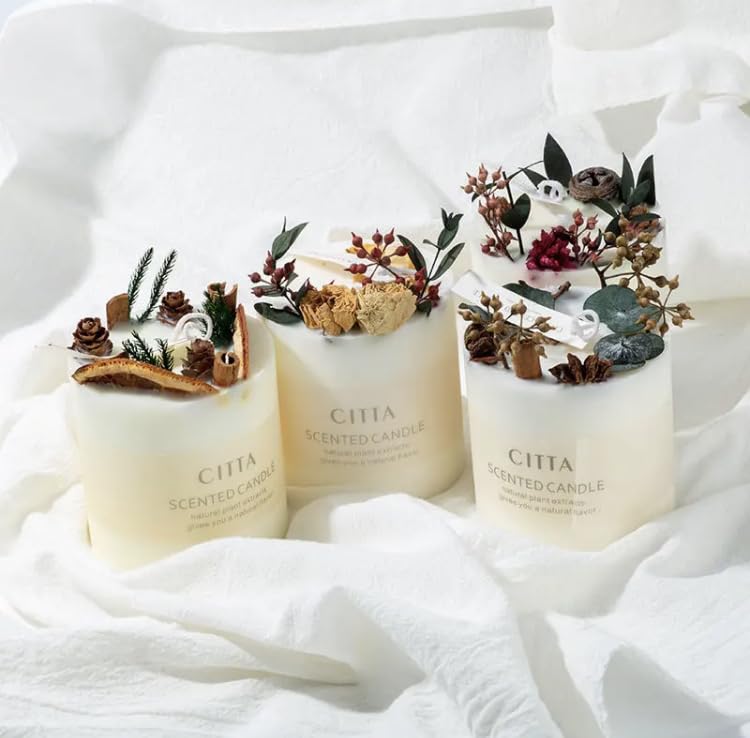 [Australia] - Scented Candles | Soy Wax Candles 300g |Long Burning Candle: Up to 45h |Candle Gifts for Women|Candle Gifts (Rose Peach) Rose Peach 