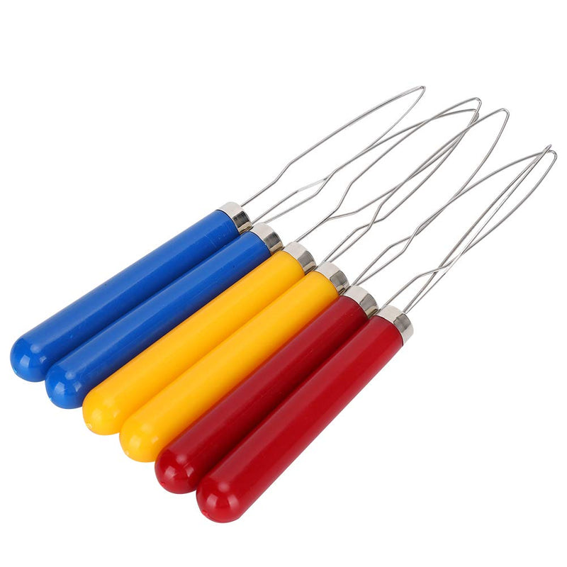 [Australia] - Zipper Aid Tool 6-Piece Zipper Button Puller, Thread Loop Button Hook, Durable Sewing Embroidery Tool 