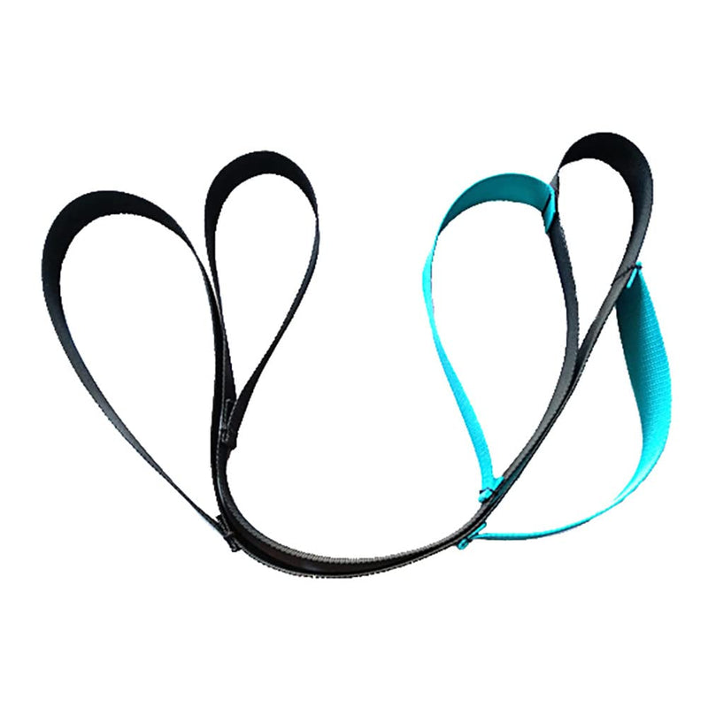[Australia] - Alnicov 2Pcs Multi-Loop Leg Lifter Strap (41 Inches) - Rigid for Getting in and Out of BedCouchCar and Wheelchair - Hip and Knee Surgery Recovery Kit with Hand Grips 