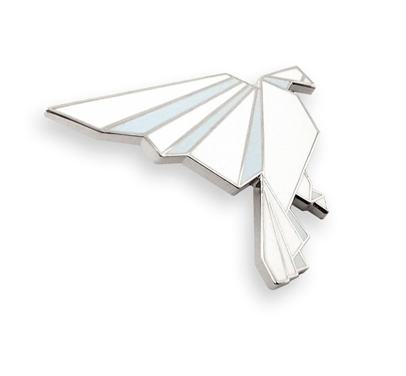 [Australia] - Pinsanity Origami Bird Enamel Lapel Pin 