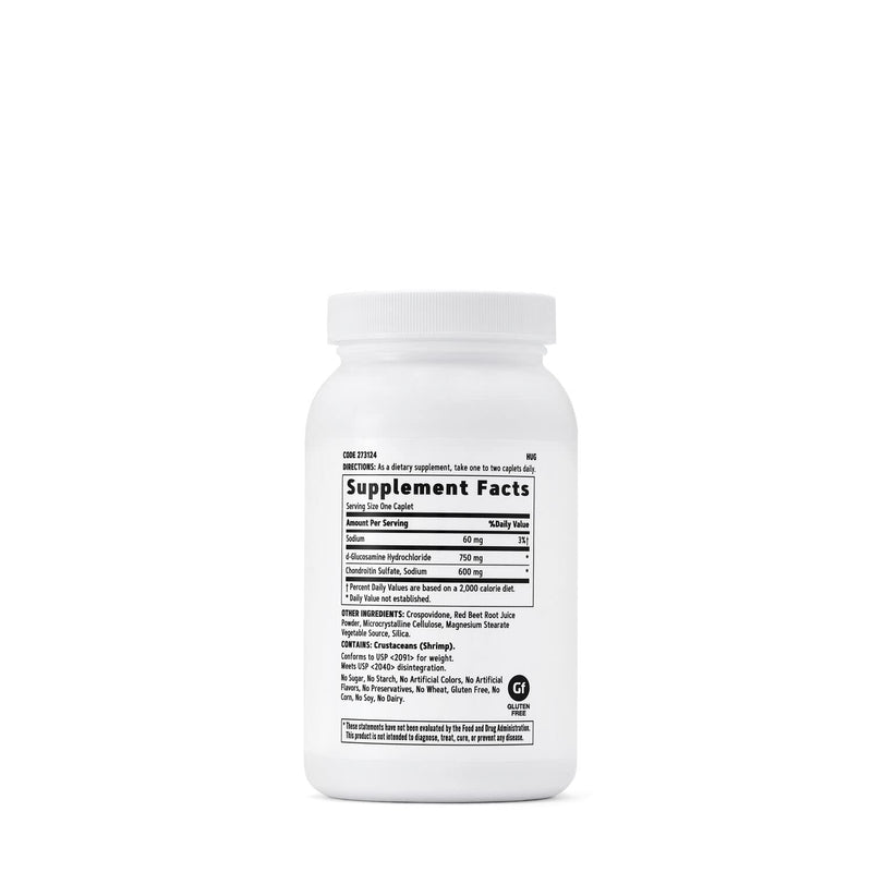 [Australia] - GNC Triple Strength Glucosamine Chondroitin 750mg/600mg, 120 Caplets, Supports Healthy Joint Function 
