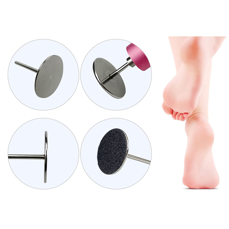 [Australia] - 100pcs Replaceable Sanding Paper with Disk 25mm Pedicure Sandpaper Nail Drill Bit Accessories Salon Foot Calluse Tool (HJ-NF037-80#) Hj-nf037-80# 