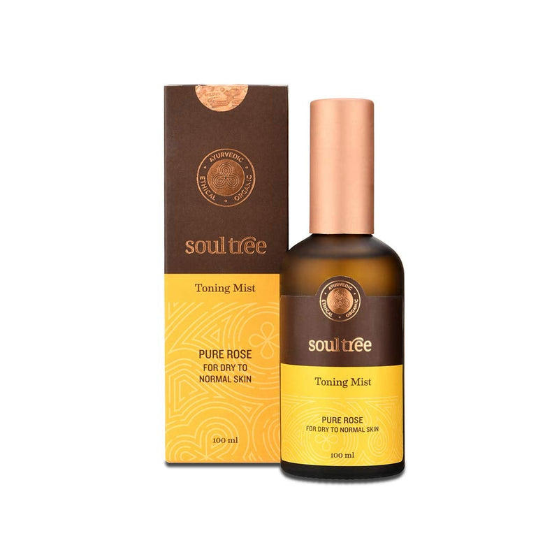 [Australia] - SOULTREE Pure Rose Toning Mist for for Dry to Normal Skin (100 Ml) 