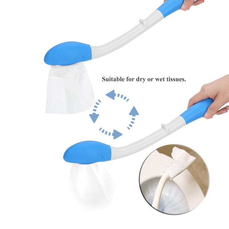 [Australia] - Easy hand towel, comfortable folding toilet paper holder, toilet paper holder, wiping aid with wiping aid, long reach toilet hygiene 