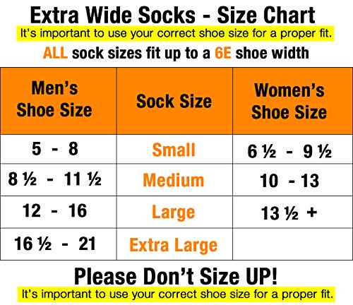 [Australia] - Extra Wide Medical ( Diabetic ) Quarter Socks (Pack of 3), Made in USA Large White 